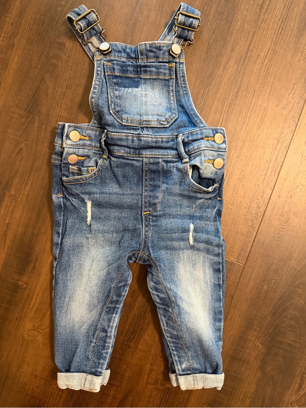 Old Navy Faded Blue Denim Kids Overalls
18-24 months Toddler